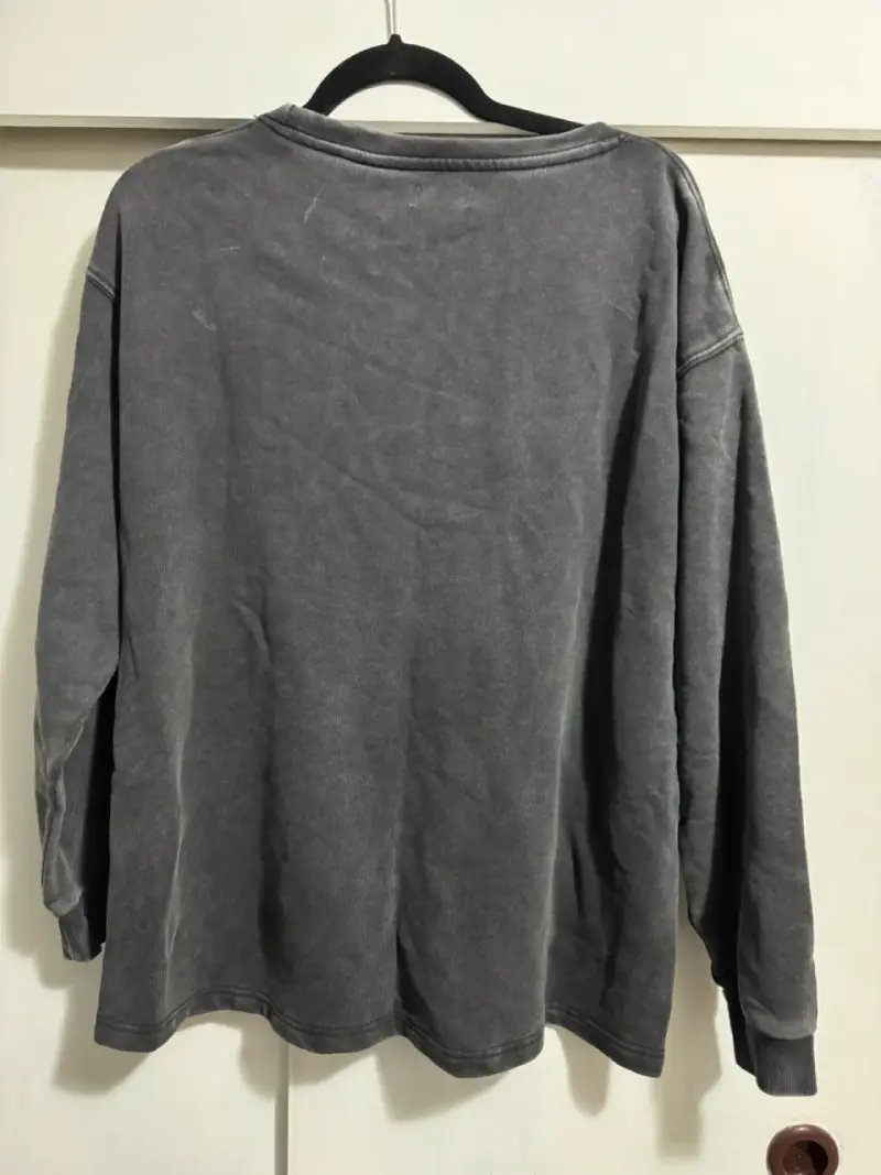 Polerón gris de algodón Greenfield talla M - 2