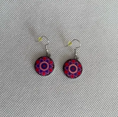 Aros con diseño mandala - miniatura 2