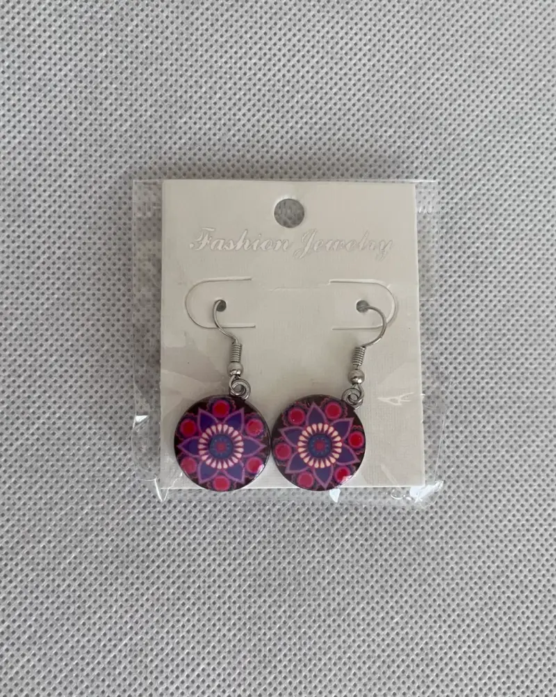 Aros con diseño mandala - 6