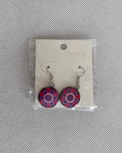 Aros con diseño mandala - miniatura 6