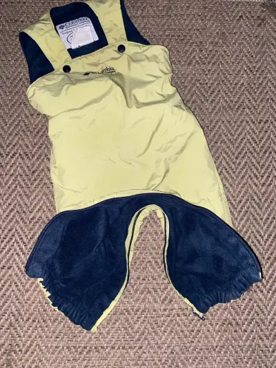 Enterito  impermeable para niños Columbia amarillo - miniatura 2