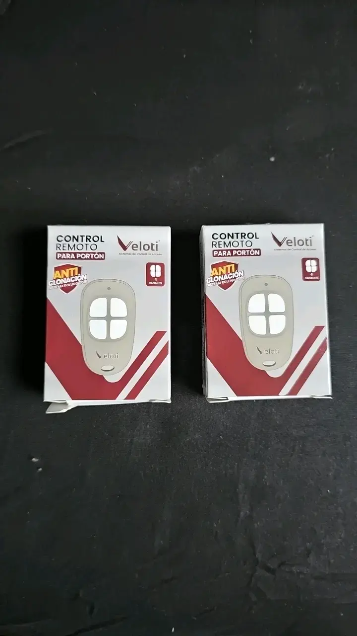 Control remoto para portón Veloti anti clonación - 1