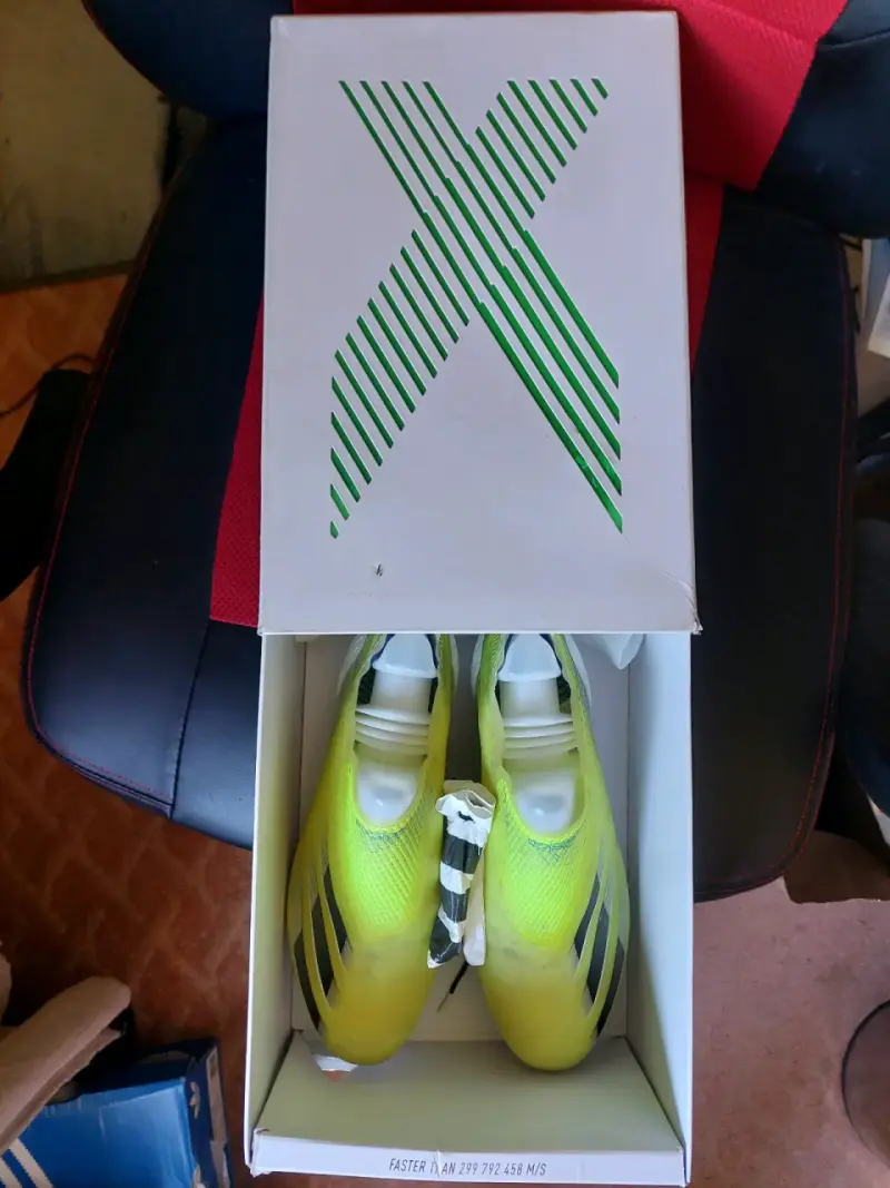 Botines de fútbol Adidas X Ghosted+ SG amarillos - 2