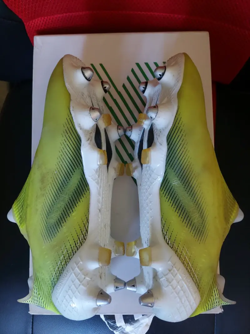 Botines de fútbol Adidas X Ghosted+ SG amarillos - 3