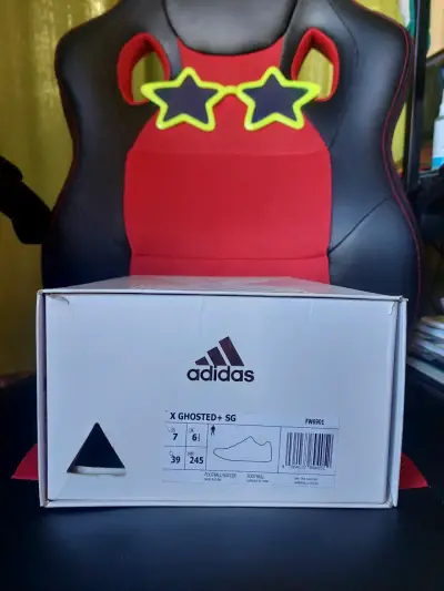 Botines de fútbol Adidas X Ghosted+ SG amarillos - miniatura 5