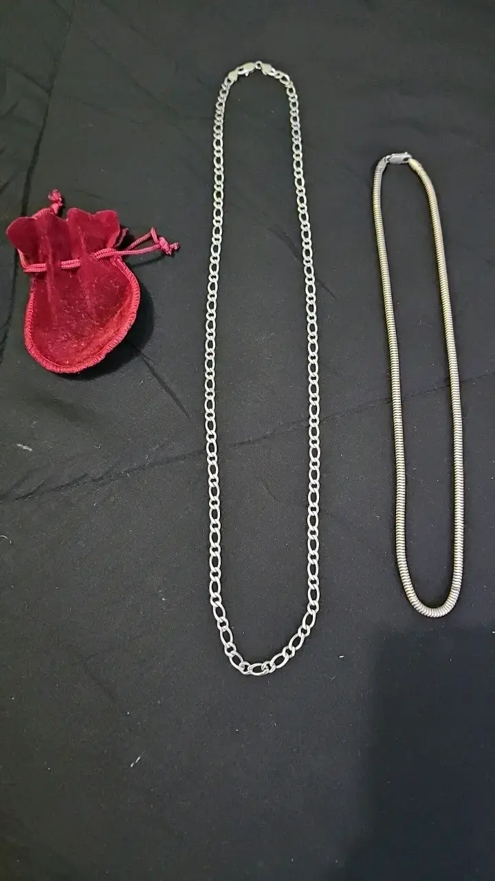 Set de Cadenas de Plata 925 con Estuche - 1