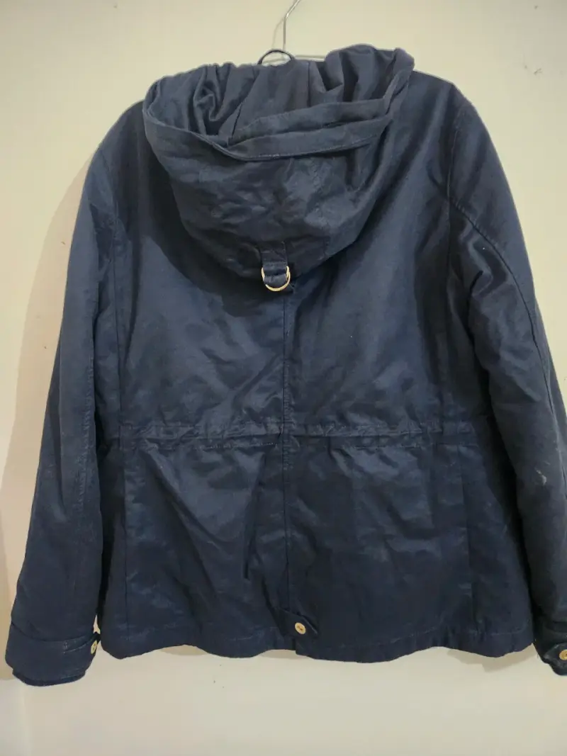 Chaqueta azul con capucha Zara Trafaluc - 2
