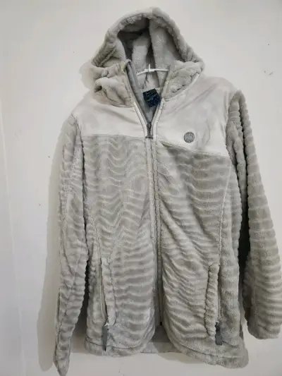 Chaqueta de Mujer Taka Honu Gris con Capucha - miniatura 1