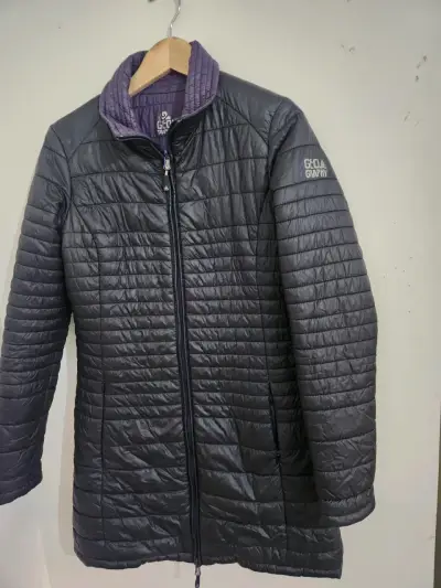 Chaqueta acolchada negra para mujer GeoGraphy - miniatura 1