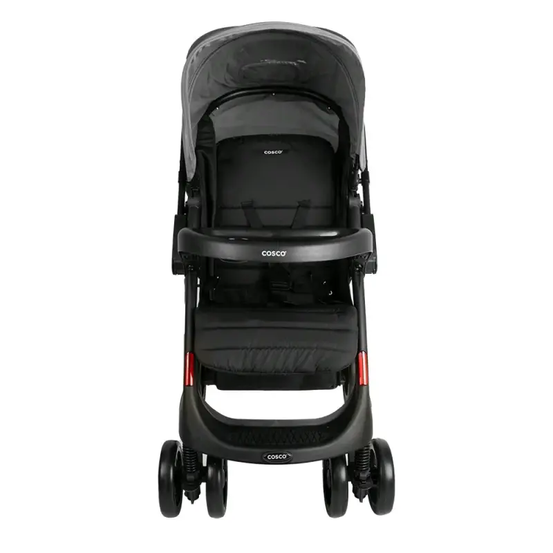 Coche de bebé con silla de auto Cosco gris - 2