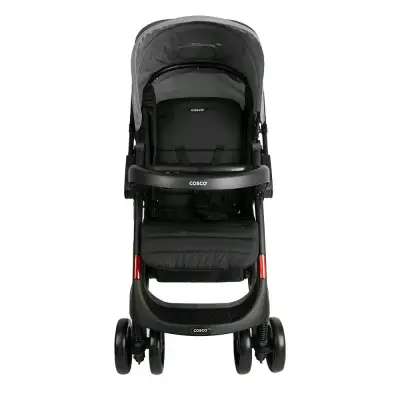 Coche de bebé con silla de auto Cosco gris - miniatura 2