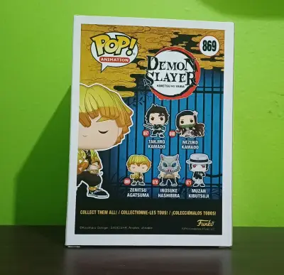 Figura Funko Pop Zenitsu Agatsuma Demon Slayer - miniatura 3