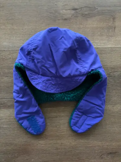Gorro de invierno Columbia morado con forro polar - miniatura 3