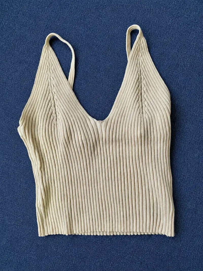 Top de tirantes beige Shein talla S - 1