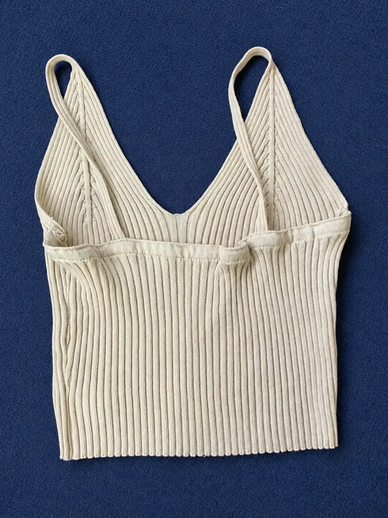 Top de tirantes beige Shein talla S - 3
