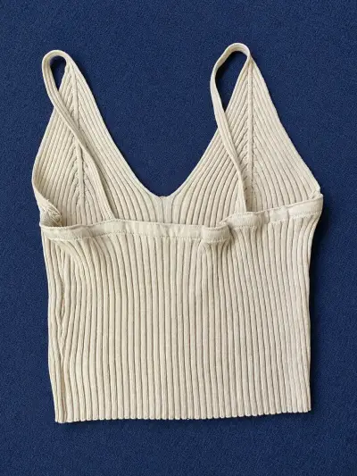 Top de tirantes beige Shein talla S - miniatura 3