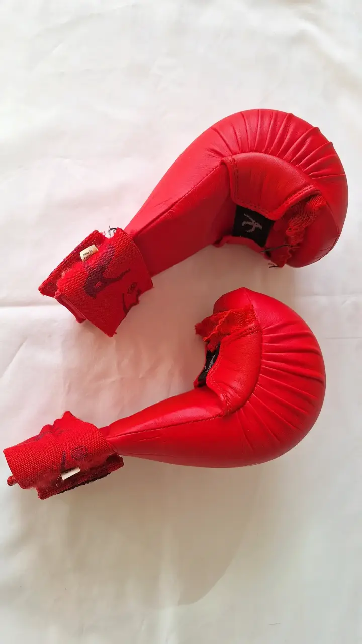 Guantes de Boxeo Rojos para Entrenamiento - 1