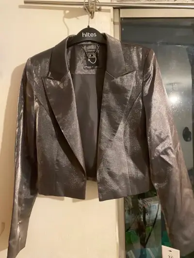 Blazer Fantasía Plateado iO Talla 36 - miniatura 4