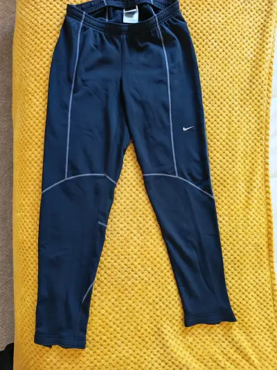 Pantalones deportivos Nike azul con cierre - miniatura 2