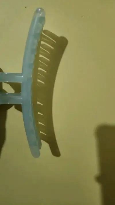 Pinza de Pelo Plástica Transparente - miniatura 1