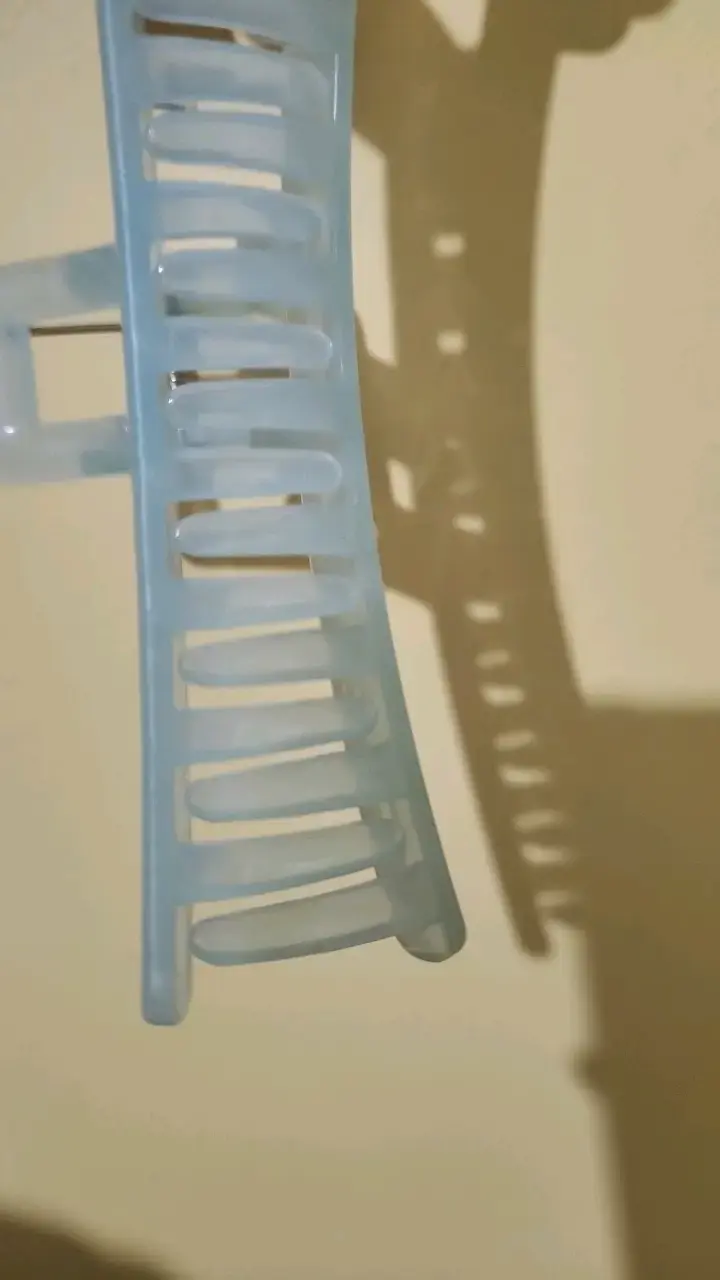Pinza de Pelo Plástica Transparente - 2