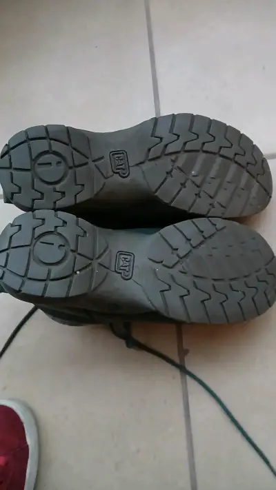 Botin Caterpillar de cuero verde para mujer - miniatura 4