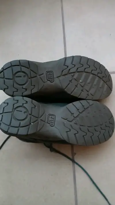 Botin Caterpillar de cuero verde para mujer - miniatura 5