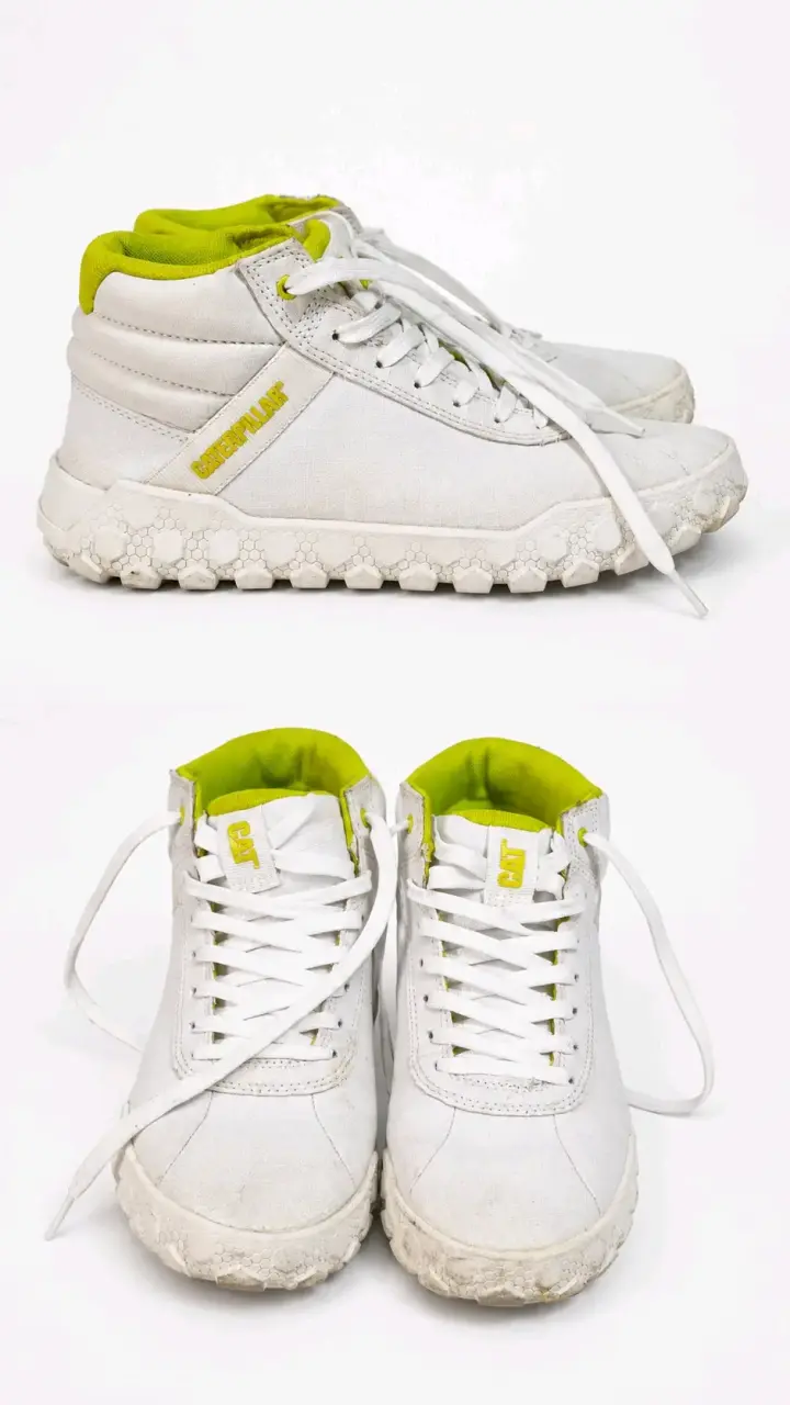Zapatillas altas blancas CAT - 1