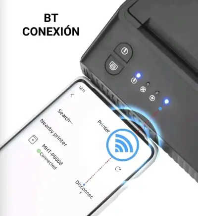 Impresora térmica para tatuajes Bluetooth USB - miniatura 5