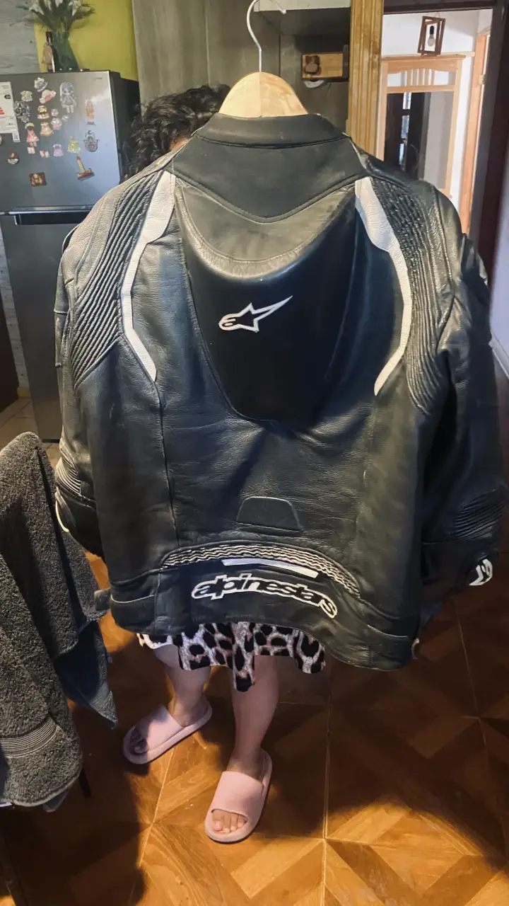 Chaqueta de cuero Alpinestars para motociclista - 2