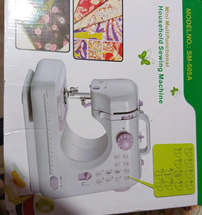 Máquina de Coser Multifuncional Mini SM-505A