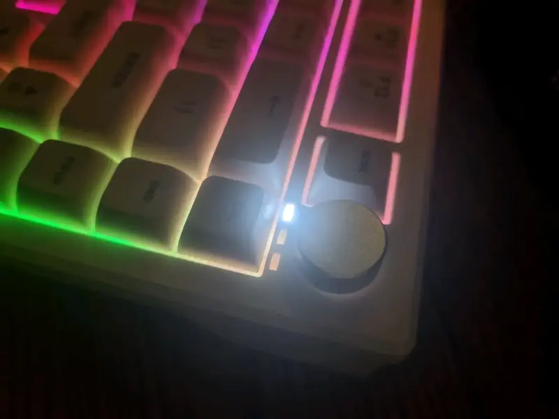 Teclado Membrana RGB con perilla de control - 2