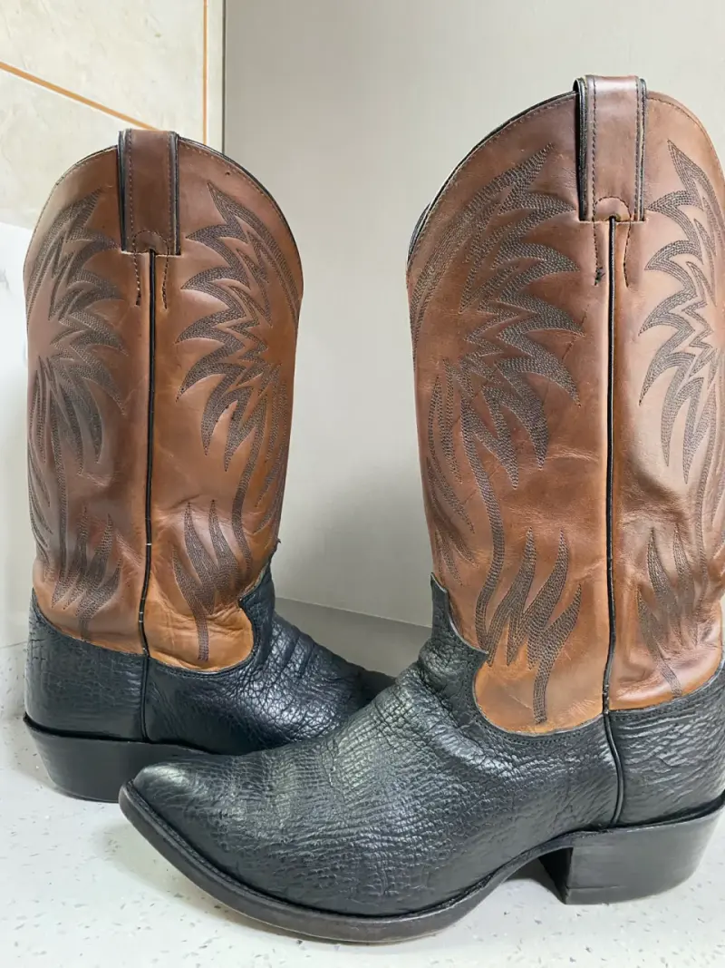 Botas Vaqueras Justin Boots Made in USA 🇺🇸 exotica - 1