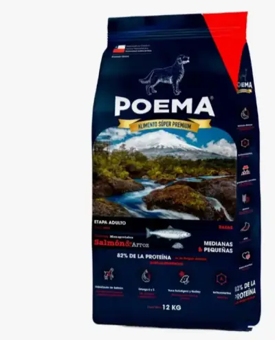 Alimento para perro Poema Adulto Salmón y Arroz 1 - miniatura 1