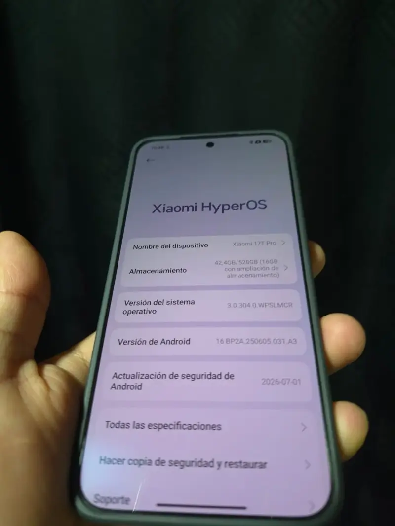 OPORTUNIDAD Xiaomi 17T Pro 512gb/12gb RAM - 3