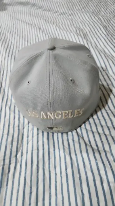 Gorra New Era 59FIFTY Los Angeles gris - miniatura 2