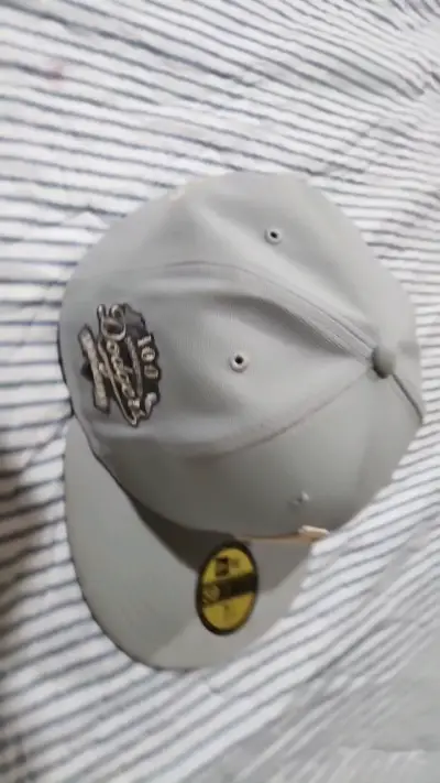 Gorra New Era 59FIFTY Los Angeles gris - miniatura 4