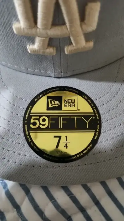 Gorra New Era 59FIFTY Los Angeles gris - miniatura 6