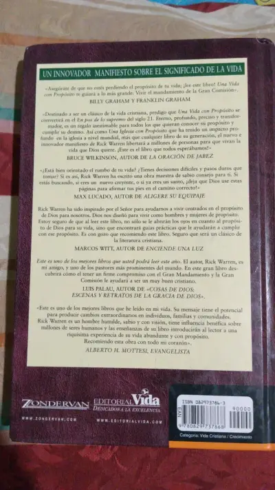 Libro 'Una Vida con Propósito' de Rick Warren - miniatura 2