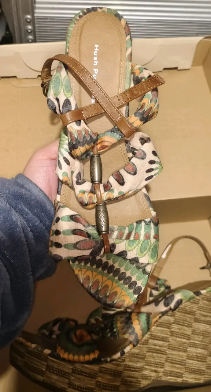 Sandalias de plataforma con diseño floral - 3