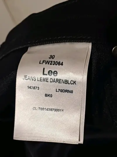 Jeans Negros Lee Hombre - miniatura 5