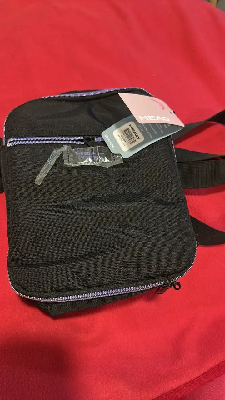 Bandolera negra Head con múltiples compartimentos