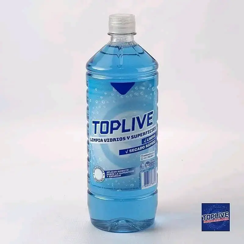 Limpiavidrios Toplive 1L Secado Rápido