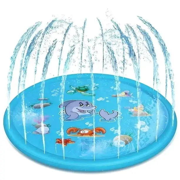 Alfombra Piscina inflable infantil con aspersores