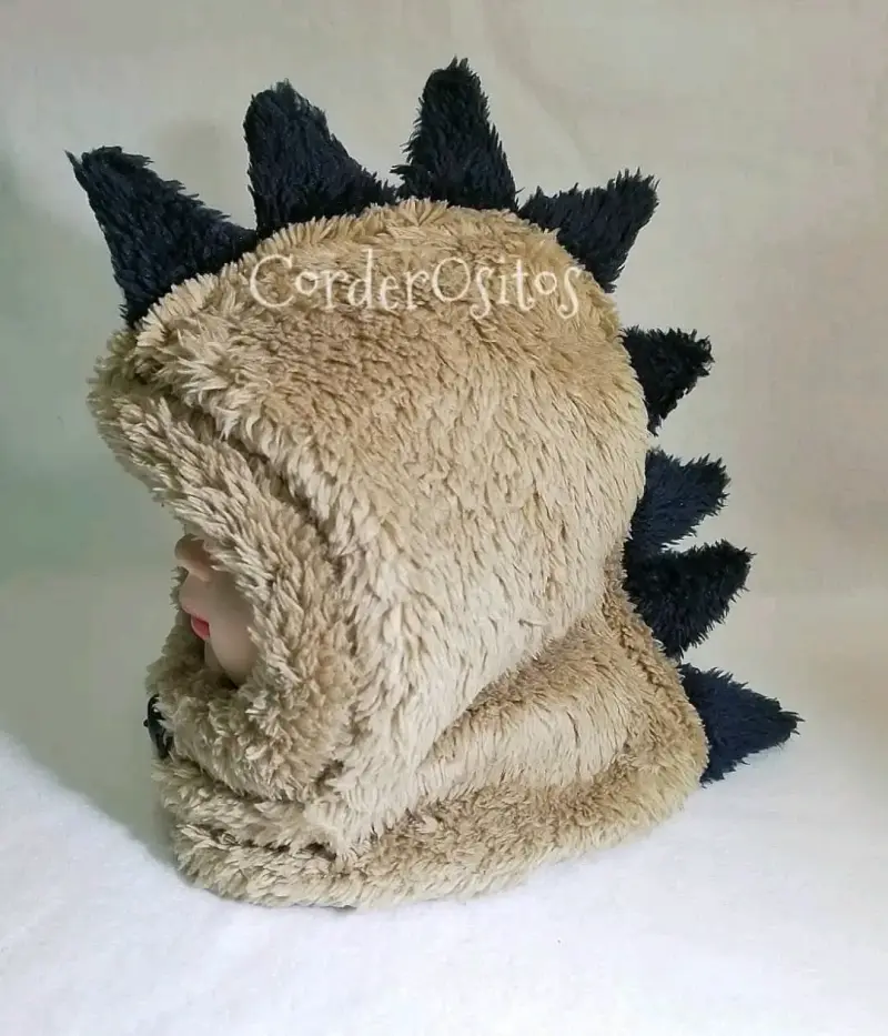 Gorro de dinosaurio para niños CorderOsitos - 3