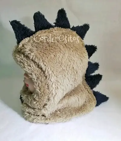 Gorro de dinosaurio para niños CorderOsitos - miniatura 3