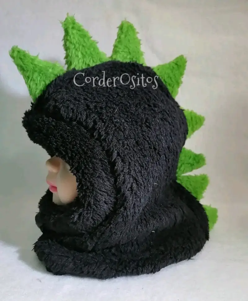 Gorro de dinosaurio para niños CorderOsitos - 6