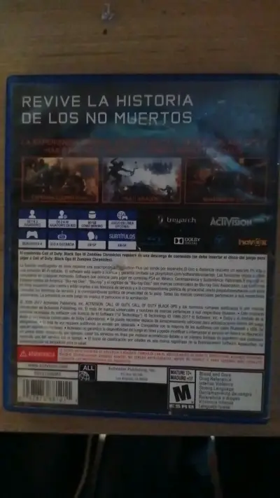 Juego PS4 Call of Duty Black Ops III Edición Zombies - miniatura 2