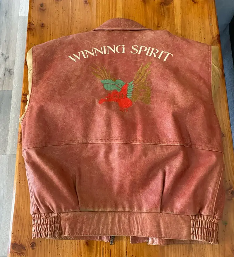 Chaqueta de cuero hombre vintage - 3