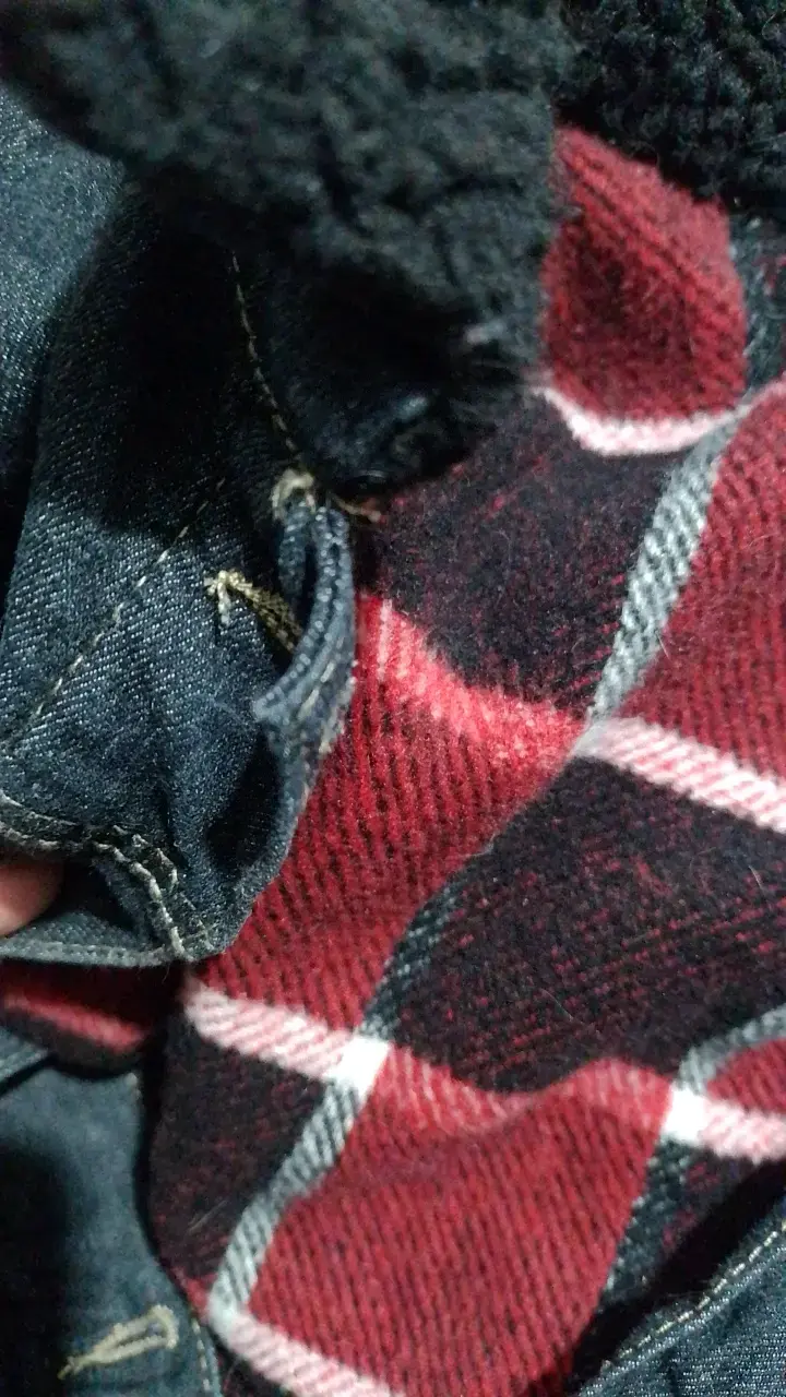 Chaqueta de mezclilla con forro de lana, sin uso - 4